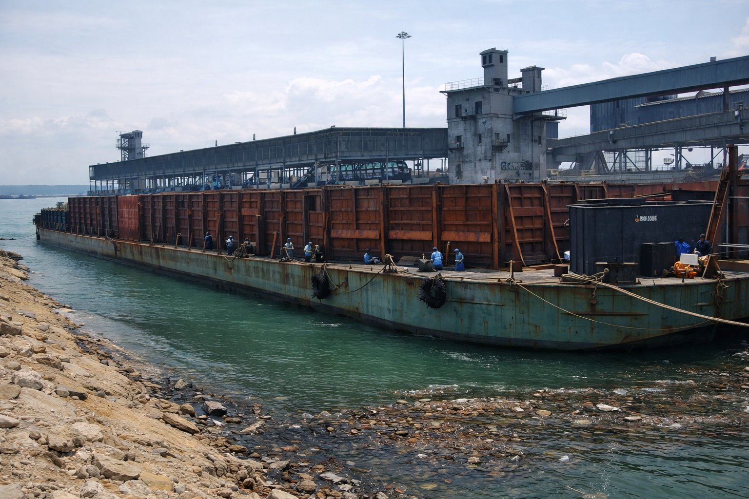 Tugboat + Tongkang Set 270ft - Tongkang